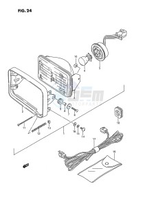 LT-F250 (E2) drawing HEADLAMP