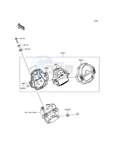 VULCAN S ABS EN650BGF XX (EU ME A(FRICA) drawing Meter(s)