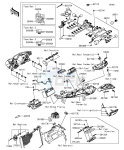 NINJA ZX-6R ABS ZX636FGF FR GB XX (EU ME A(FRICA) drawing Chassis Electrical Equipment