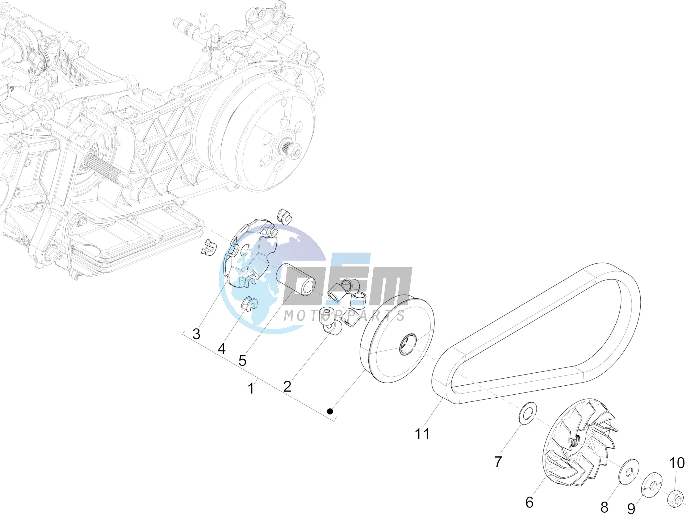 Driving pulley