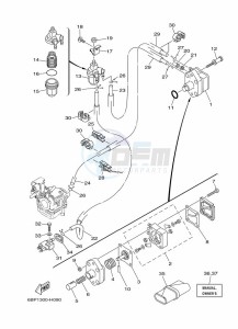 F25DMHL drawing FUEL-TANK