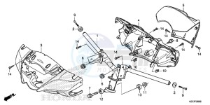 SH125AD SH125i UK - (E) drawing STEERING HANDLE/ HANDLE COVER