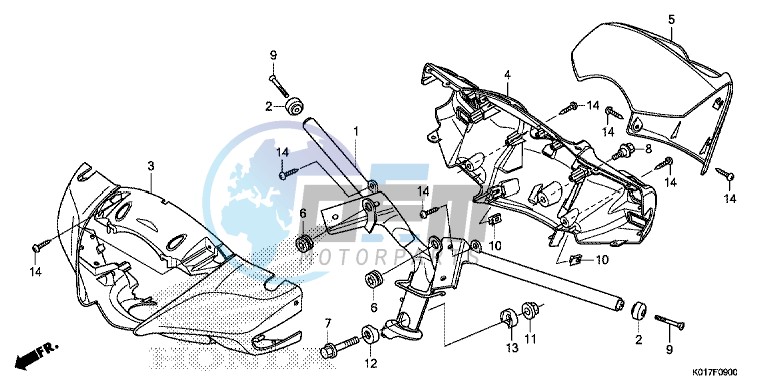 STEERING HANDLE/ HANDLE COVER