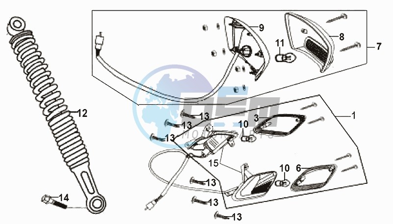 TAIL LIGHT - REAR SUSPENSION