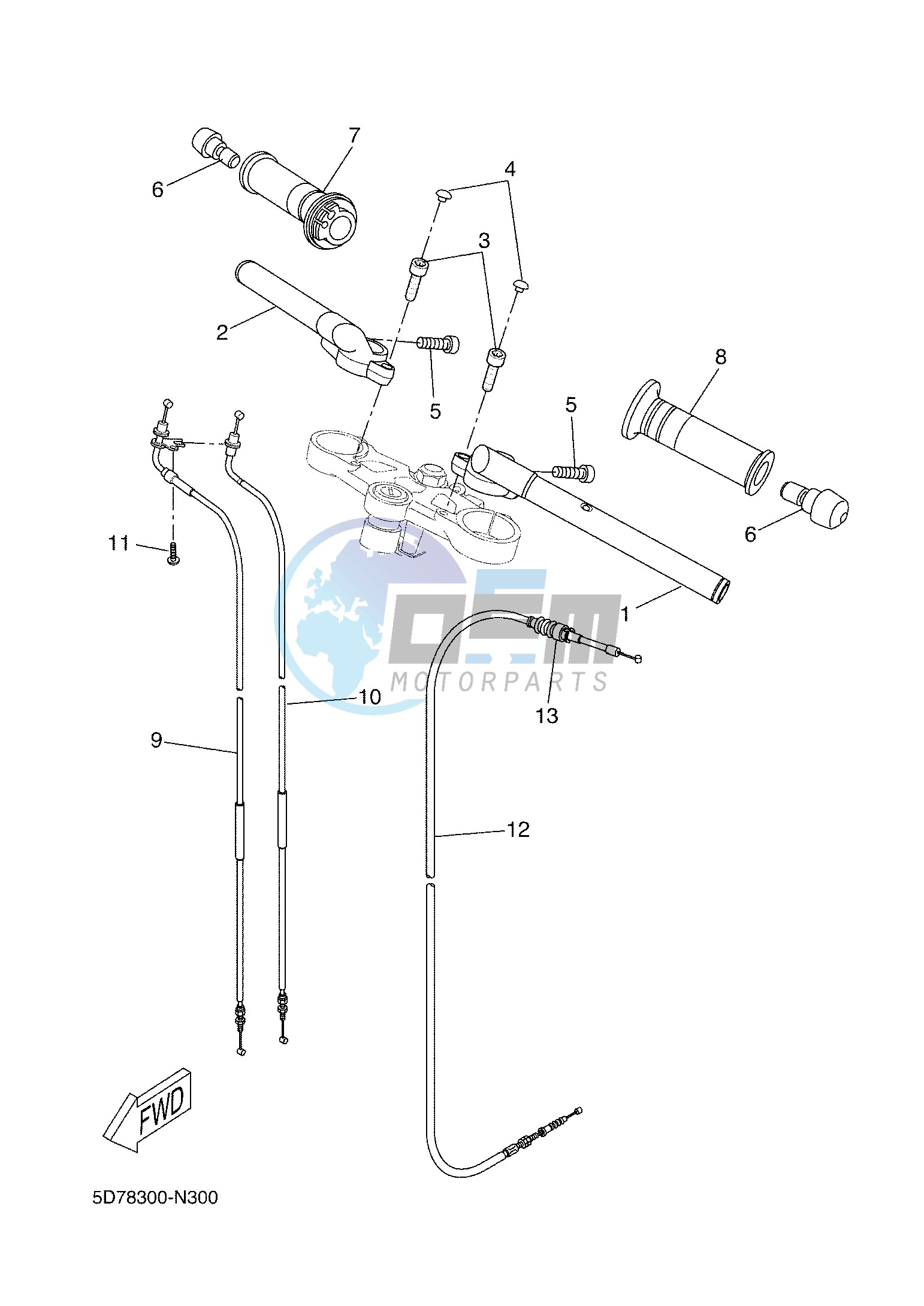 STEERING HANDLE & CABLE