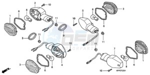 CBR125RW9 U / WH drawing WINKER (CBR125RW7/RW9/RWA)