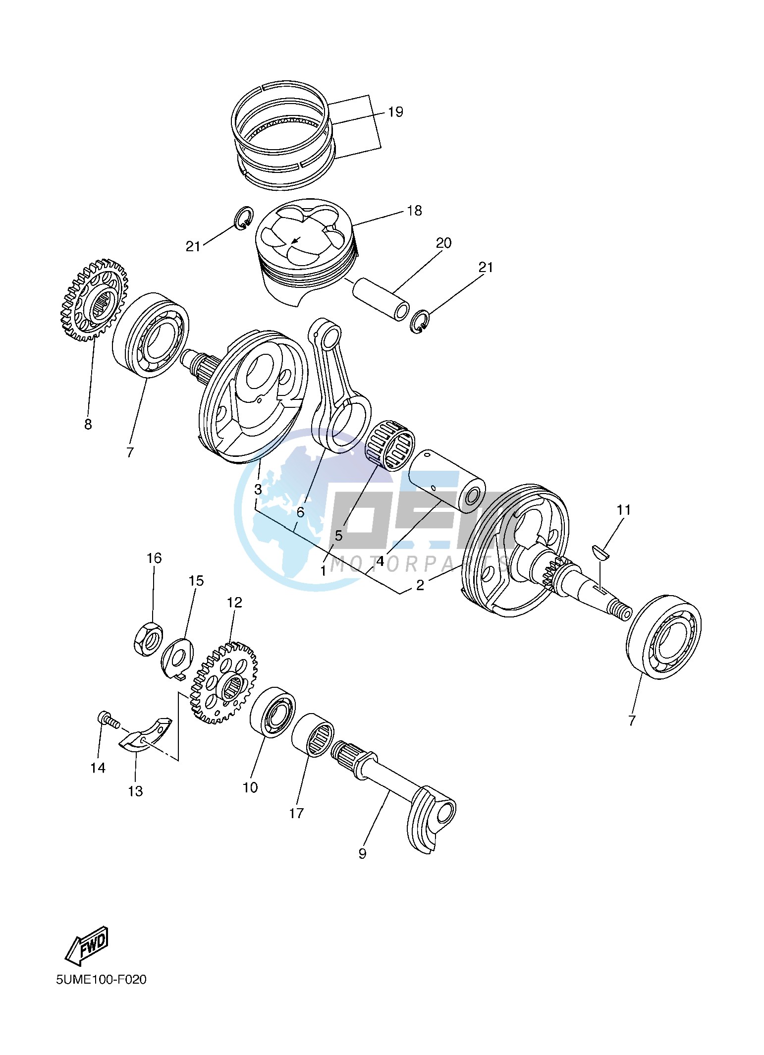 CRANKSHAFT & PISTON