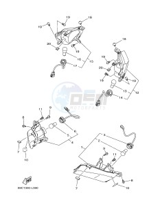 XP500A T-MAX T-MAX 500 (59CR) drawing FLASHER LIGHT