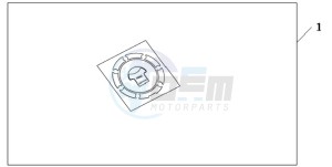 CB1000R9 UK - (E / MPH) drawing FUEL FILLER PAD