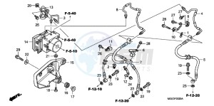 VFR1200FD VFR1200F UK - (E) drawing ABS MODULATOR