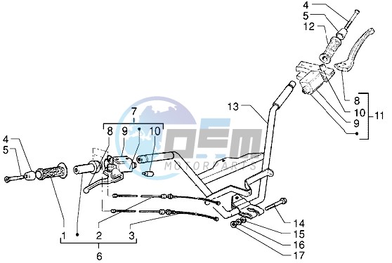 Handlebars - Master cylinder