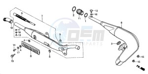 MT50S drawing EXHAUST MUFFLER