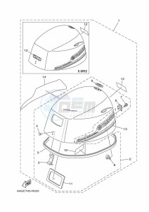 F15CMH drawing FAIRING-UPPER