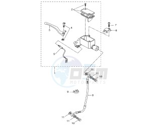 BW'S NAKED 50 drawing FRONT MASTER CYLINDER