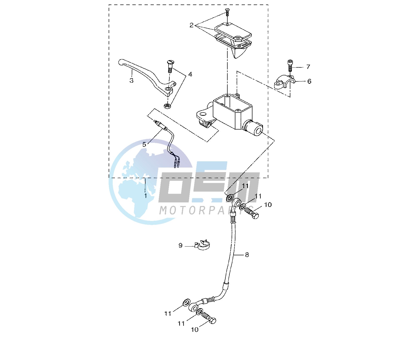 FRONT MASTER CYLINDER