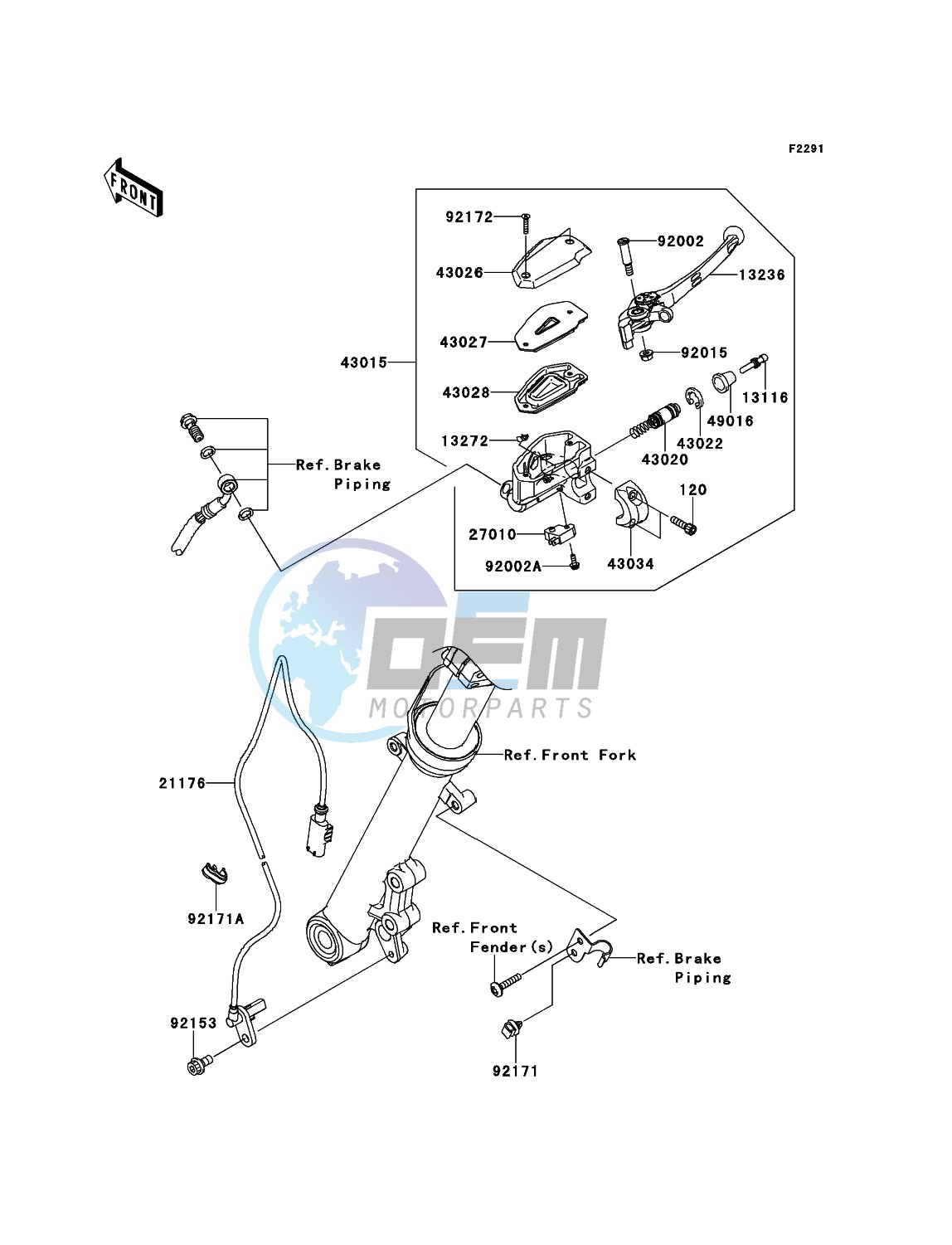 Front Master Cylinder