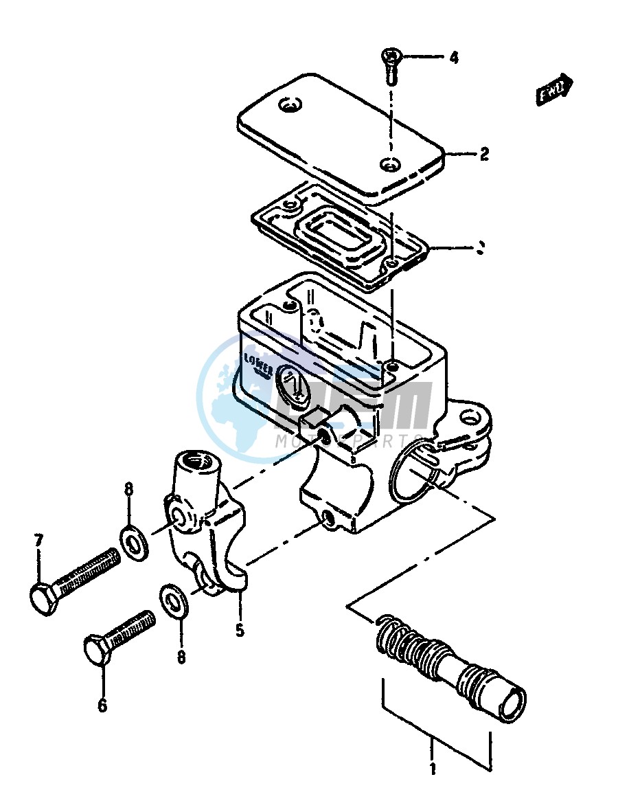 FRONT MASTER CYLINDER