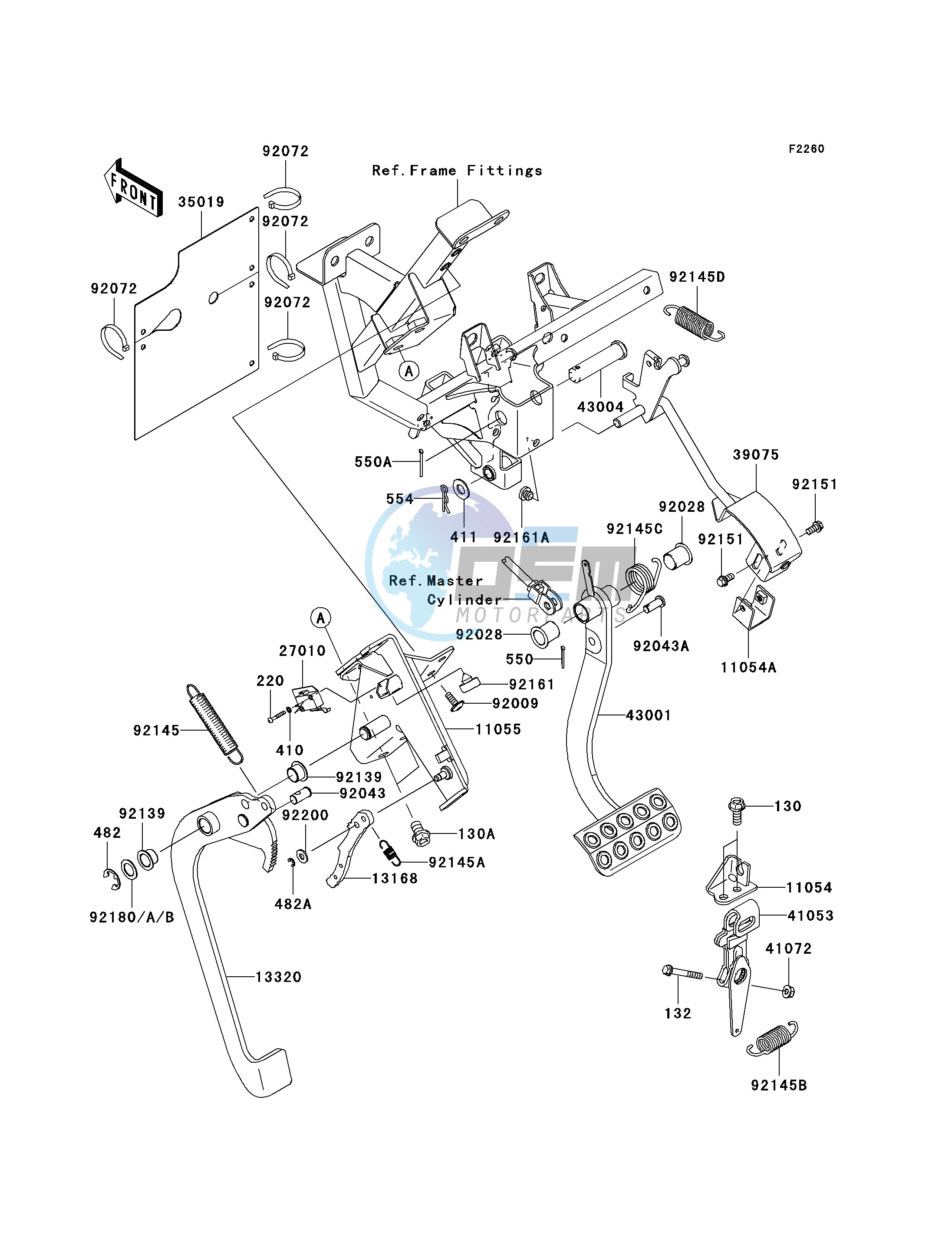 BRAKE PEDAL_THROTTLE LEVER