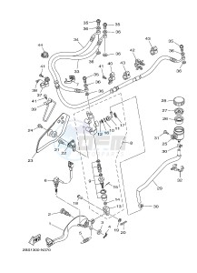 XT1200Z SUPER TENERE ABS (2BSC) drawing REAR MASTER CYLINDER