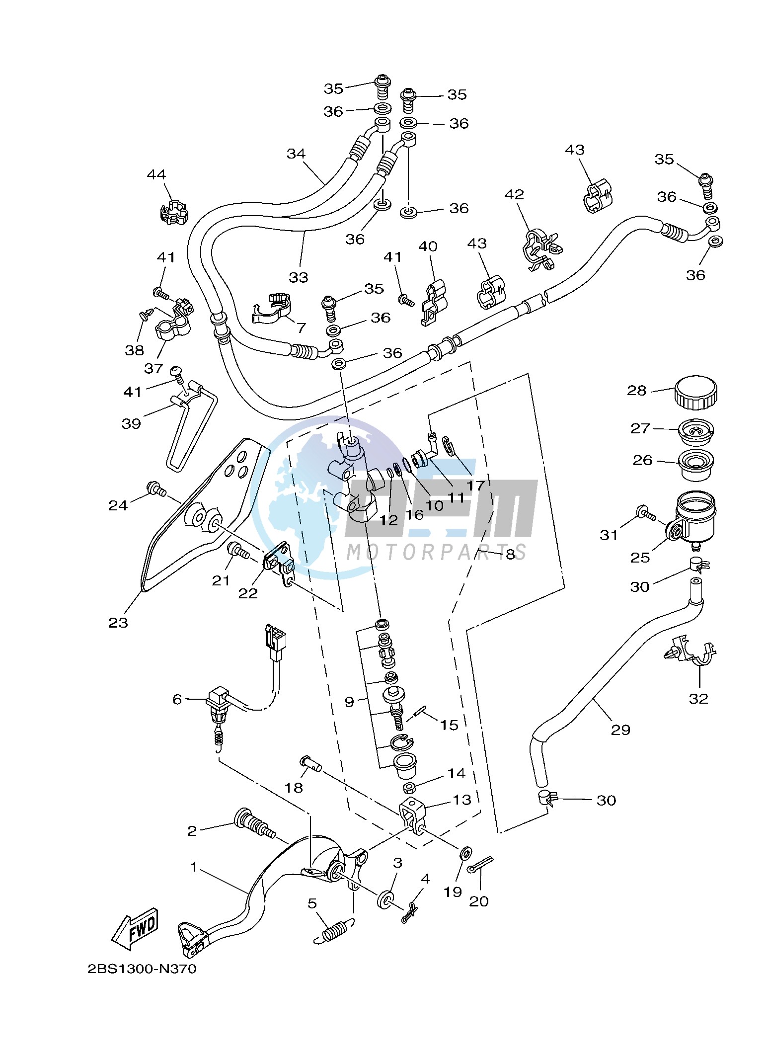 REAR MASTER CYLINDER