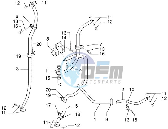 Brake piping