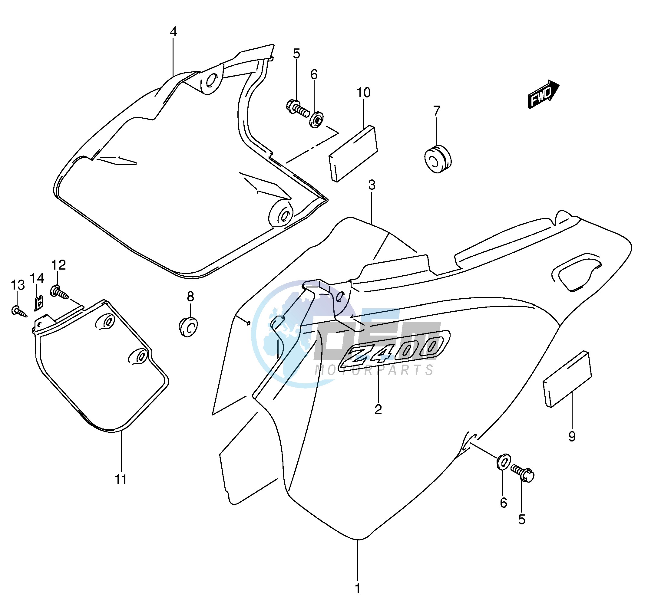 FRAME COVER (MODEL Y)