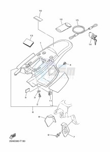 PW50 (2SAL) drawing SIDE COVER