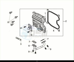 HD 300 (LS30W2Z1-EU) (M2) drawing CYLINDERHEADCOVER / HD300 (LS30W2Z1-EU) (M2)