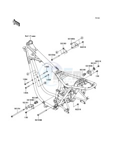 W800 EJ800AEF GB XX (EU ME A(FRICA) drawing Engine Mount