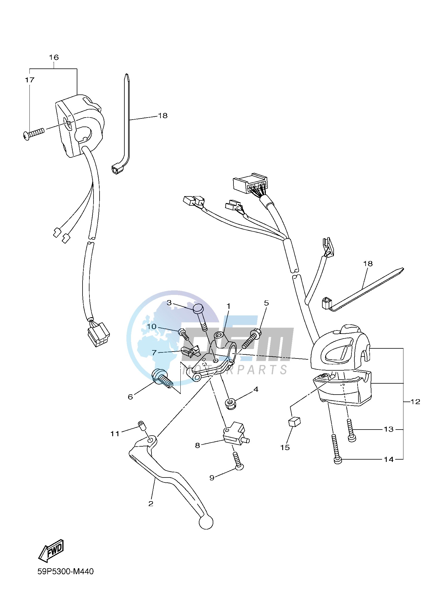 HANDLE SWITCH & LEVER