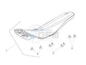 SX 125 E4 (APAC) drawing Saddle