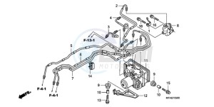 CBF1000TA France - (F / ABS CMF) drawing ABS MODULATOR