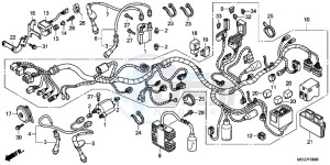 VT750C2BB Shadow E drawing WIRE HARNESS (VT750C2B/C/CA)