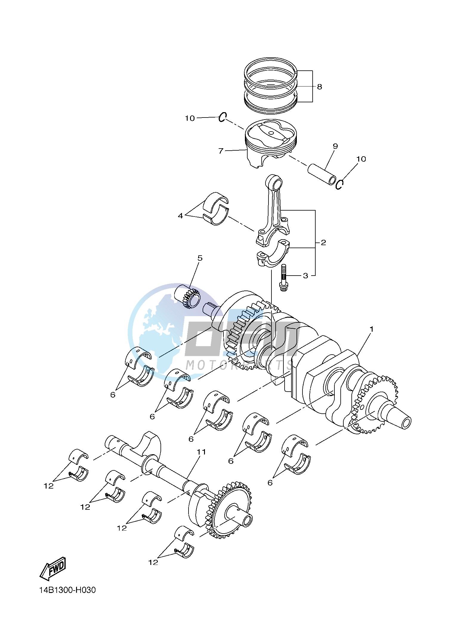 CRANKSHAFT & PISTON