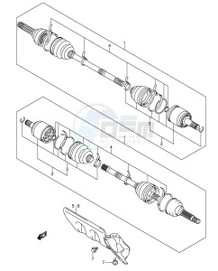 LT-A700X (E28-E33) drawing FRONT DRIVE SHAFT