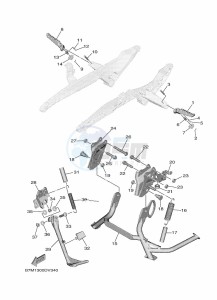 CZD300-A XMAX 300 (BBA3) drawing CLUTCH