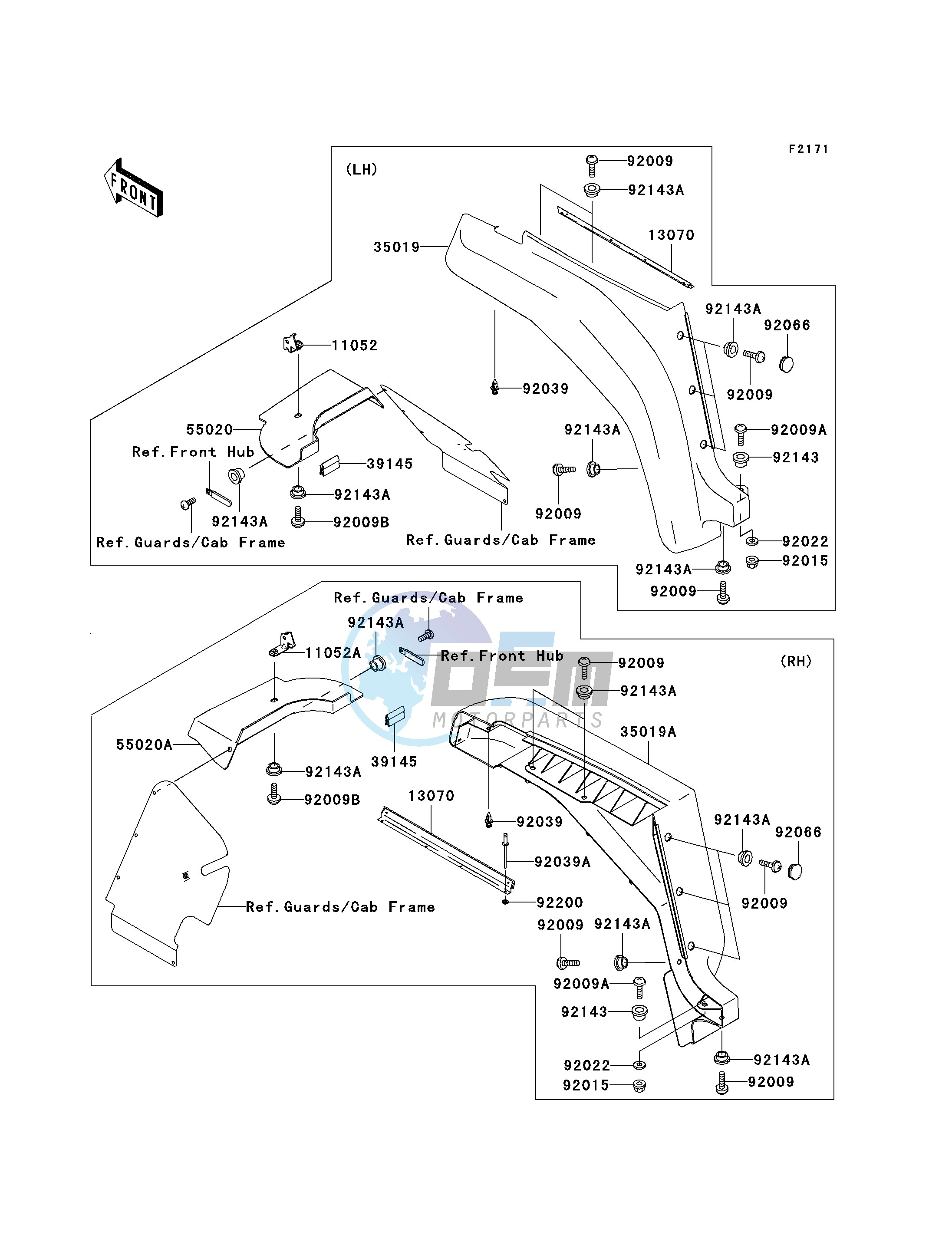 FRONT FENDER-- S- -