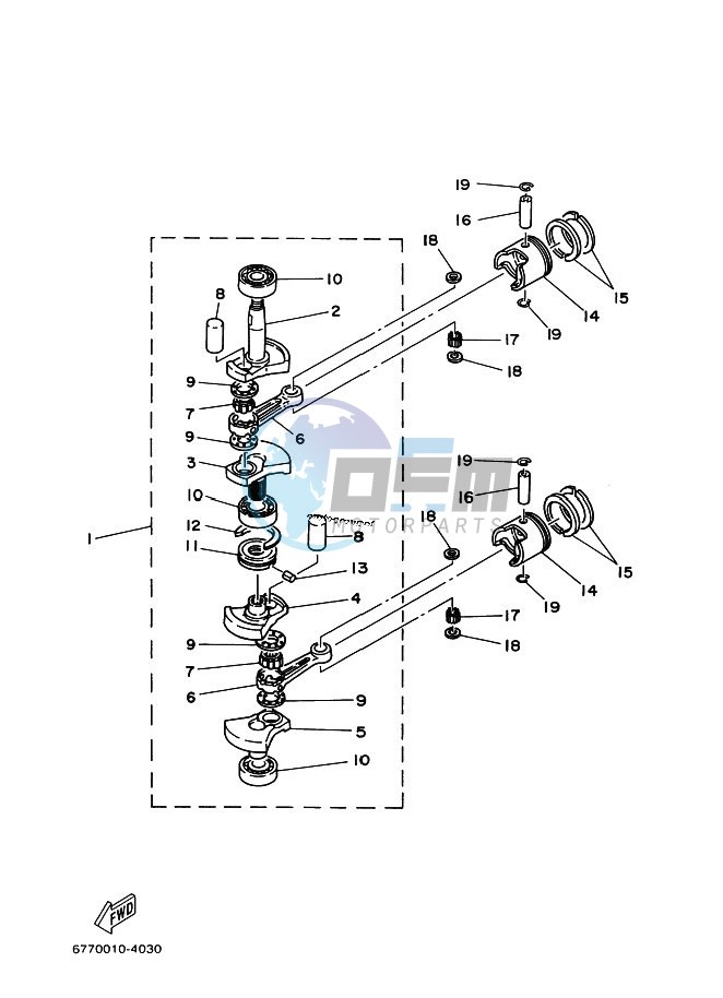 CRANKSHAFT--PISTON