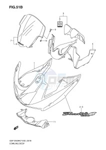 GSF1250 (E2) Bandit drawing COWLING (GSF1250SK9 SAK9)