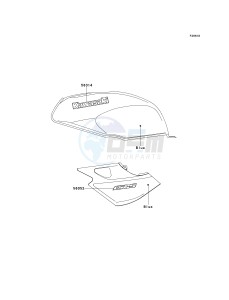 ER 500 A [ER5] (A3-A4) [ER5] drawing DECALS-- BLUE- --- ER500-A4- -