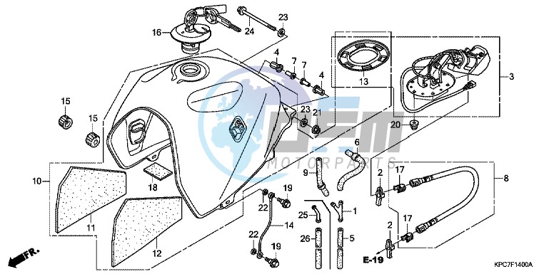 FUEL TANK/FUEL PUMP