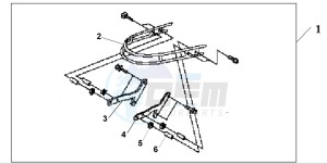 GL1800 drawing FR.FENDER GUARD P