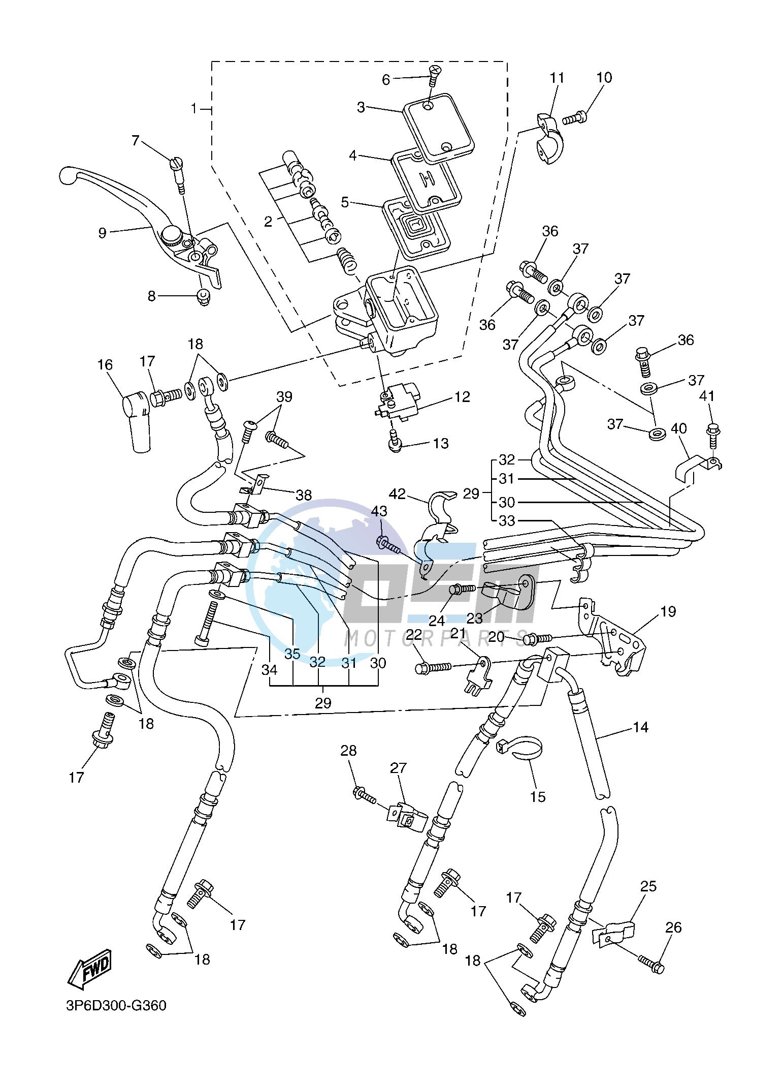 FRONT MASTER CYLINDER