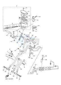 VMX17 VMAX17 1700 (2CEN) drawing FRONT MASTER CYLINDER