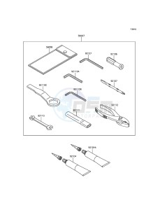 NINJA_ZX-6R ZX636EDF FR GB XX (EU ME A(FRICA) drawing Owner's Tools