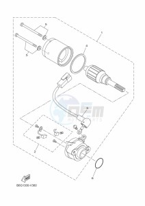 MT-125 MTN125-A (B6G2) drawing STARTING MOTOR