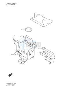 DL650 ABS V-STROM EU drawing BATTERY HOLDER