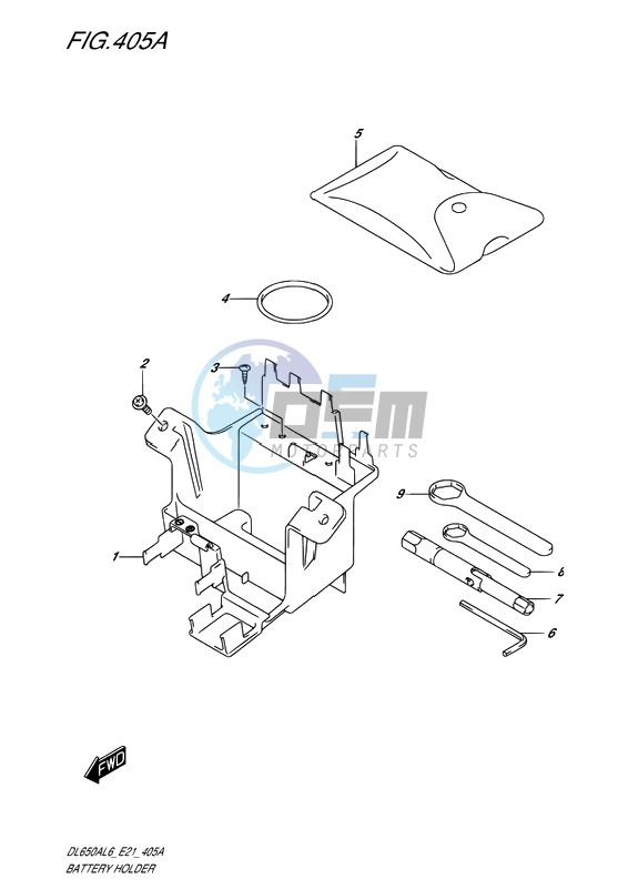 BATTERY HOLDER