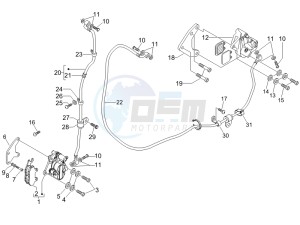 Nexus 250 SP e3 drawing Brakes hose  - Calipers