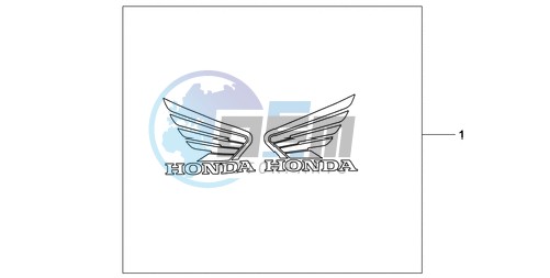 3D LOGO KIT HONDA